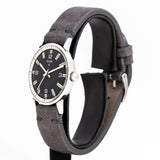 vintage elgin watch dial shot, side view