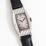 vintage hamilton ladies watch dial shot, on its back