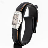 vintage hamilton ladies watch dial shot, side view
