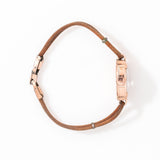 vintage hamilton ladies ww rose gold, crown view