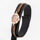 vintage hamilton ladies ww rose gold, side view