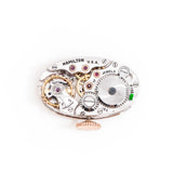 vintage hamilton ladies ww rose gold, movement shot