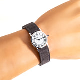 vintage cartier sterling silver ww, wrist shot