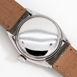 vintage rolex op waffle dial ww, case back
