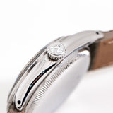vintage rolex op waffle dial ww, crown additional view