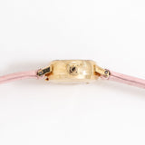 vintage omega ladymatic ww pink, crown shot