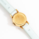 vintage omega ladies yg blue, case back