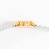 vintage omega ladies yg blue, crown shot