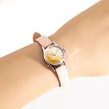 vintage ug ladies ww dial shot, wrist shot close up