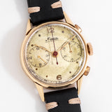vintage minerva ww chronograph, on its back