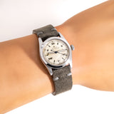 vintage rolex speedking ww, wrist shot close up