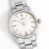 vintage rolex mid-size ww, on its back