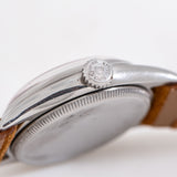 vintage rolex oyster patina ww, crown close up