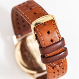 vintage longines yellow gold ww, clasp shot