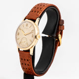 vintage longines yellow gold ww, crown shot