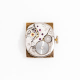 vintage elgin rect ww, movement shot