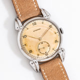 vintage eterna ww, on its back