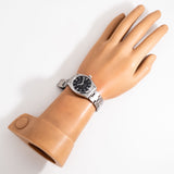 vintage rolex oyster perpetual black dial ww, wrist shot overview