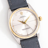 vintage rolex zephyr ww, on its back
