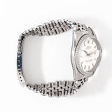 vintage rolex datejust ss ww, side of the case