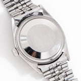 vintage rolex datejust ss, case back