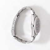 rolex explorer ss ww t series, side of the case on its side