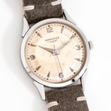 vintage longines ss ww, on its back