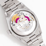 vintage rolex date auto black dial, movement
