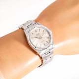 vintage rolex air king ww, wrist shot close up