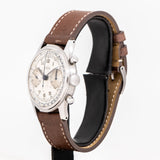 angelus chronograph ww, side of the case with crown view