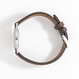 vintage Universal Geneve wood dial, additional crown view