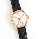 1940s rolex ladies precision yg ww, on its back