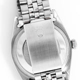 1961 Vintage Rolex Datejust Ref. 1601 Black Dial in 14k White Gold & Stainless Steel (# 15903)